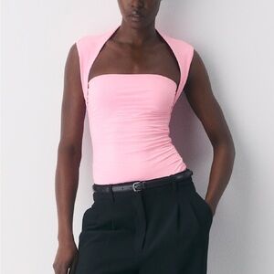 Aritzia Contour Flourish Top in Sugarplum Lilac